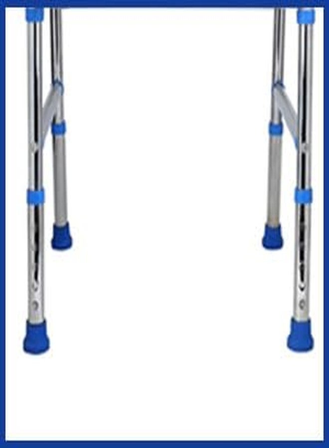 SASALES Silicon Cane Tips, 50mm, Anti-Slip Walking Stick Quadripod Protector, Blue, Pack of 4 - Image 3