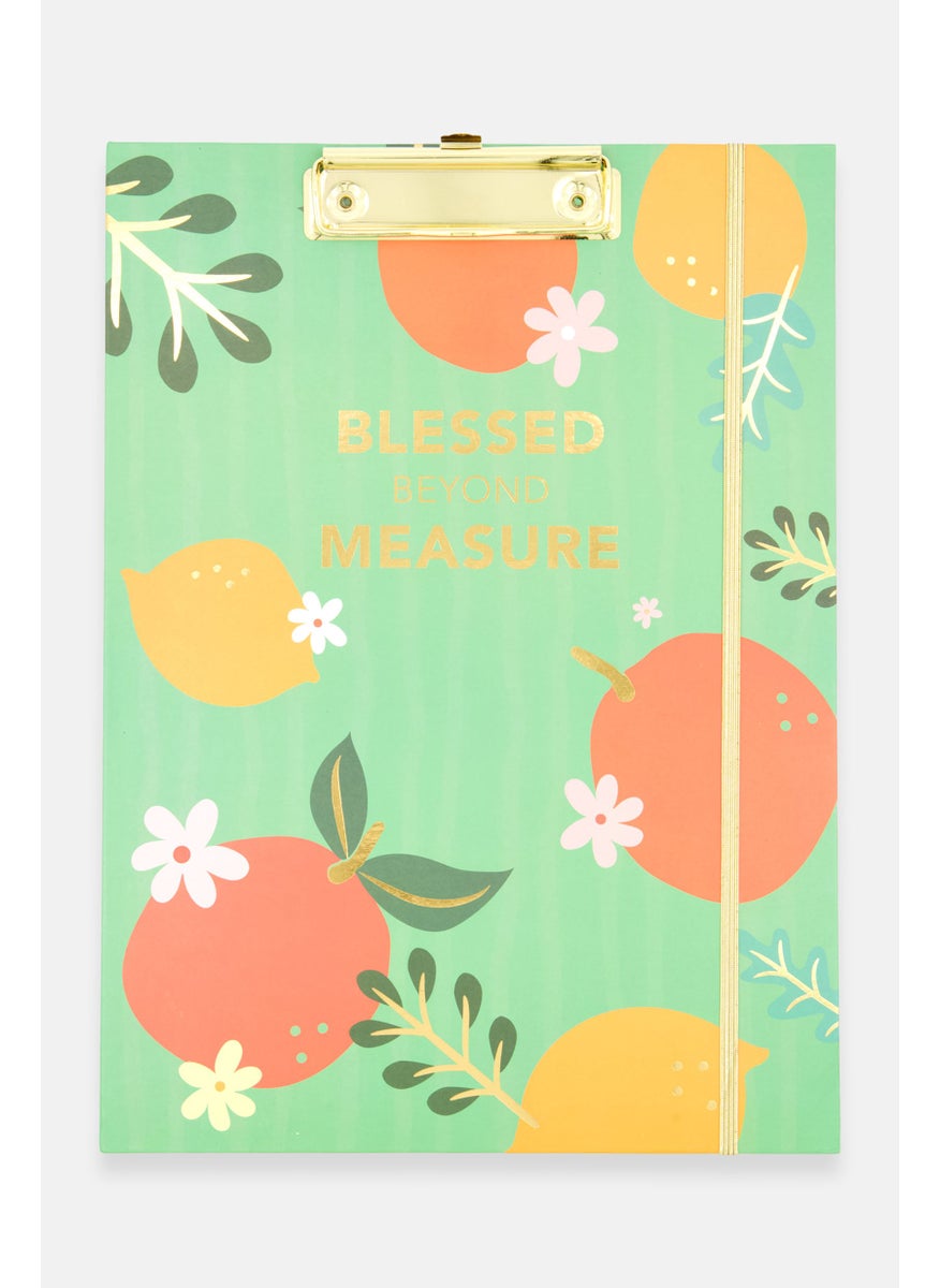 Paperbuzz Folder Clipboard Write Pad Memo, Green Combo  - Image 1