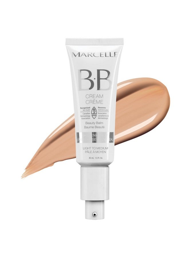 Marcelle BB Cream Beauty Balm, Light to Medium, Tinted Moisturizer, Skin Enhancer, Lightweight, Hydrating, Hypoallergenic, Non-Comedogenic, Fragrance-Free, Paraben-Free, Oil-Free, Cruelty-Free, 45 mL - Image 1