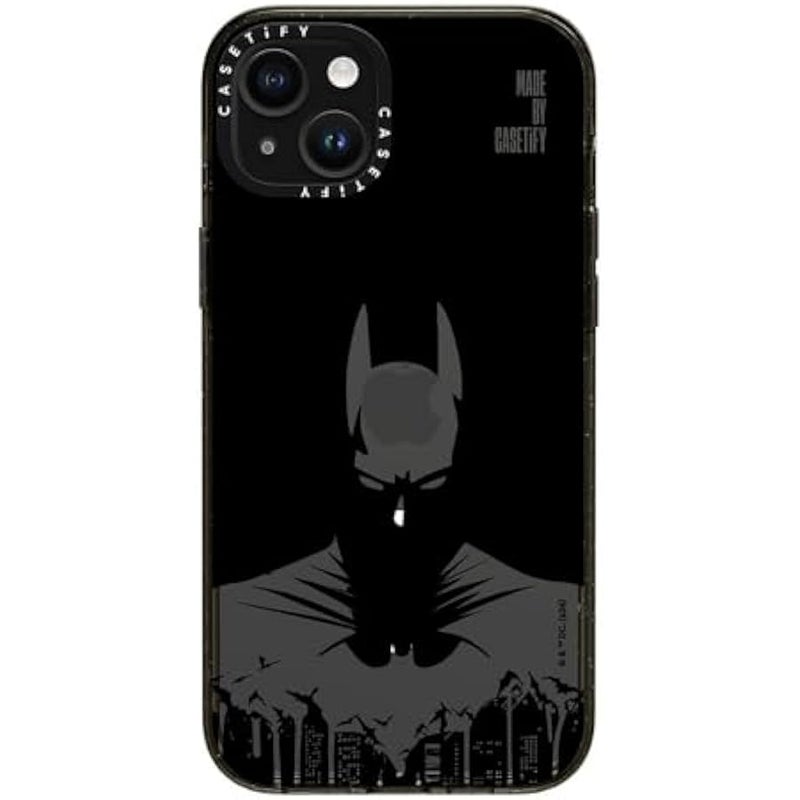 Casetify Impact iPhone 15 Plus Case 【Batman Co-Lab / 4X Military Grade Drop Tested / 8.2ft Drop Protection/Compatible with Magsafe】 - Batman Shadow - Clear Black - Image 5