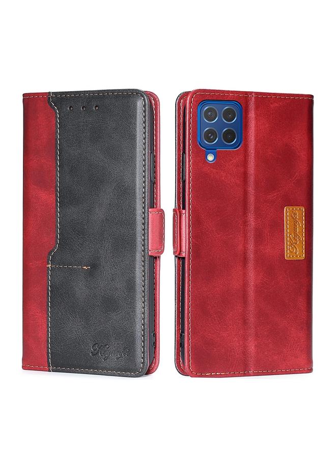 اس-توب جراب لهاتف Samsung Galaxy F62 / M62 بتصميم كلاسيكي مع مشبك أفقي وحامل - Image 1