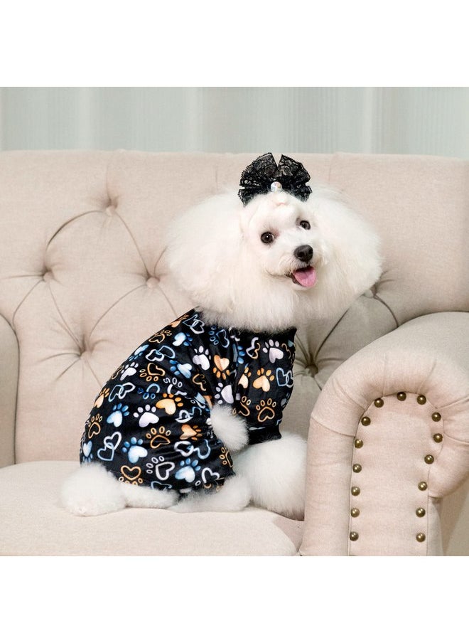 CuteBone - CuteBone Dog Pajamas Costumes Fleece Pet Clothes Puppy Onesie Winter Holiday Cute Cat Jammies Keep Your Pet Warm in The Cold Weather P220XL - Image 1
