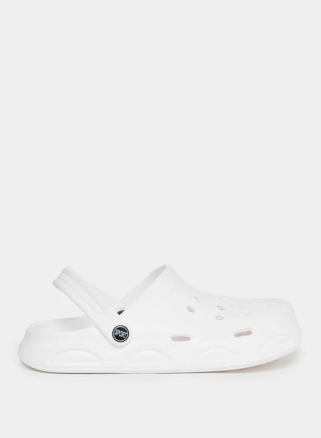 تايك تو Take Two Solid Heel Strap Slip On Clogs