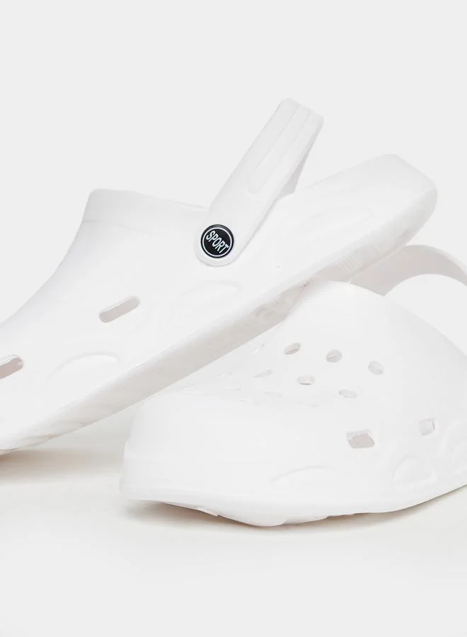 Take Two Take Two Solid Heel Strap Slip On Clogs