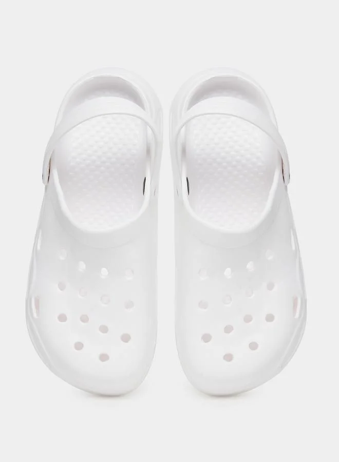 Take Two Take Two Solid Heel Strap Slip On Clogs