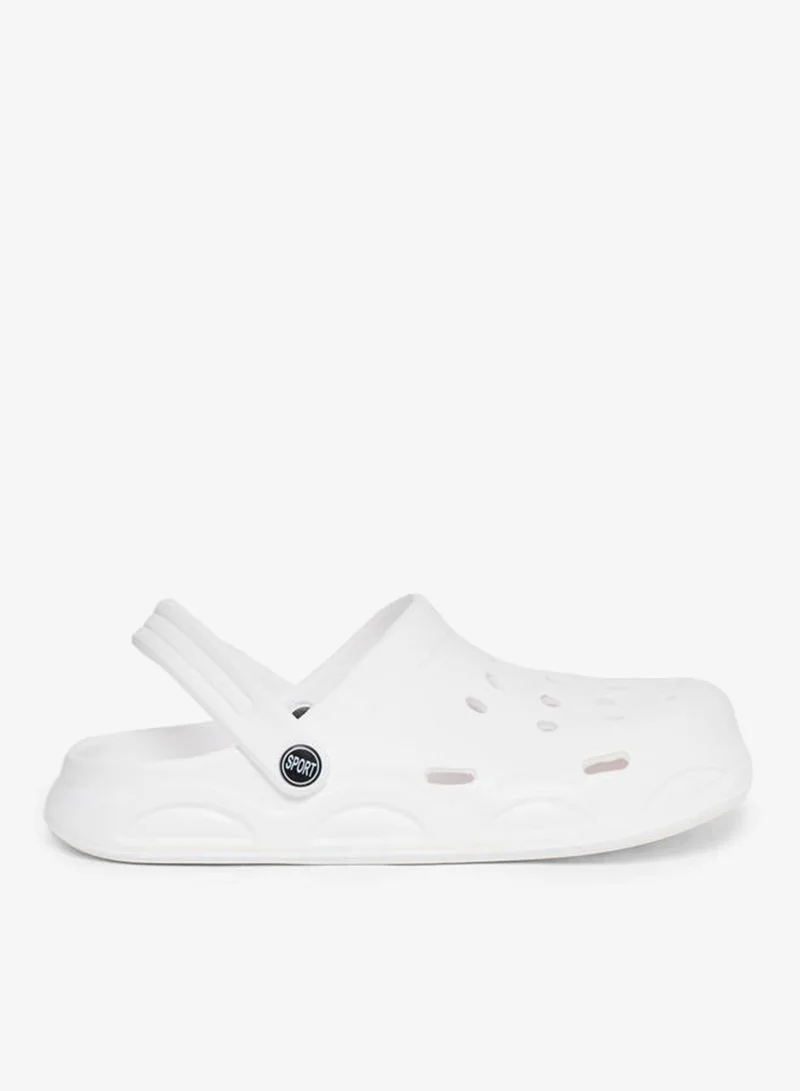 Take Two Solid Heel Strap Slip On Clogs