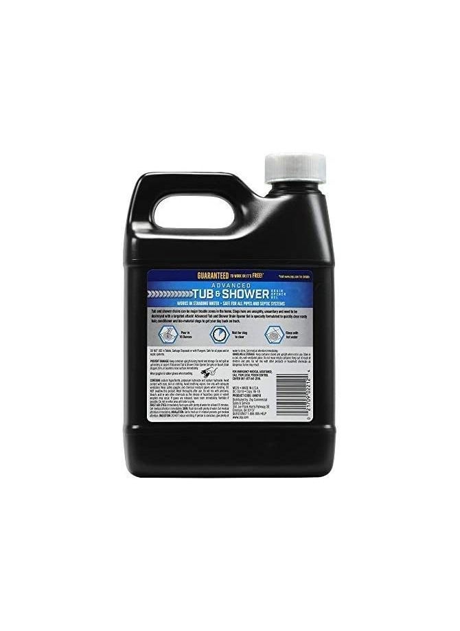 Zep Zep Advanced Tub and Shower Drain Opener Gel 32 Ounce  - Image 2