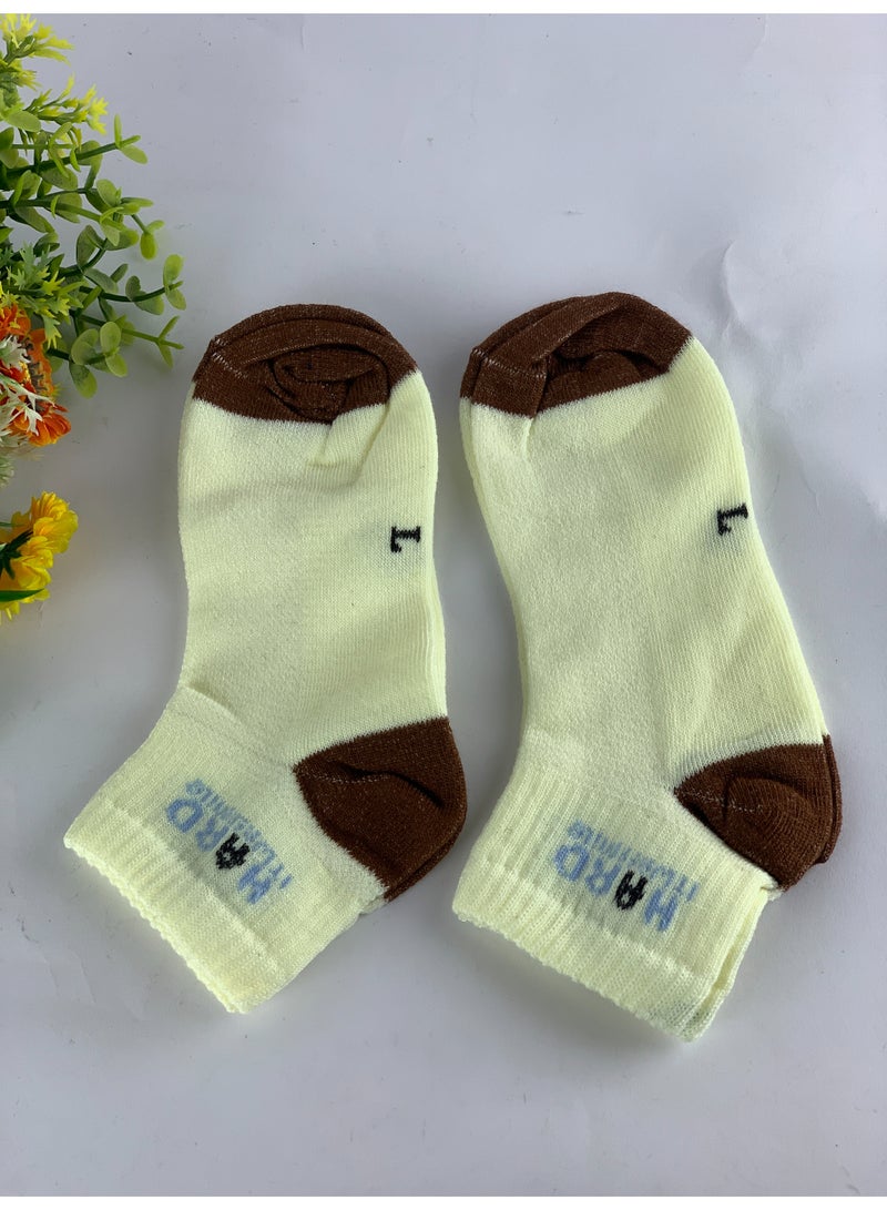 Kids Cotton Socks Set – 3 Pairs, Size for 8–10 Years, Soft & Breathable - Image 4