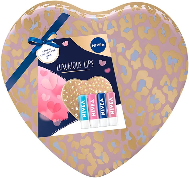 Nivea Women Luxurious Lip Balm Gift Set Pack of 4