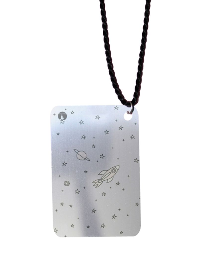 RKN Space Printed Car Mirror Pendant - Image 1