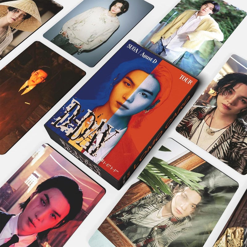 KPOPBP D-Day Solo Album Agust D Photocards Kpop Lomo Card Set Merchandise Gift for Fans Boys and Girls - Image 2