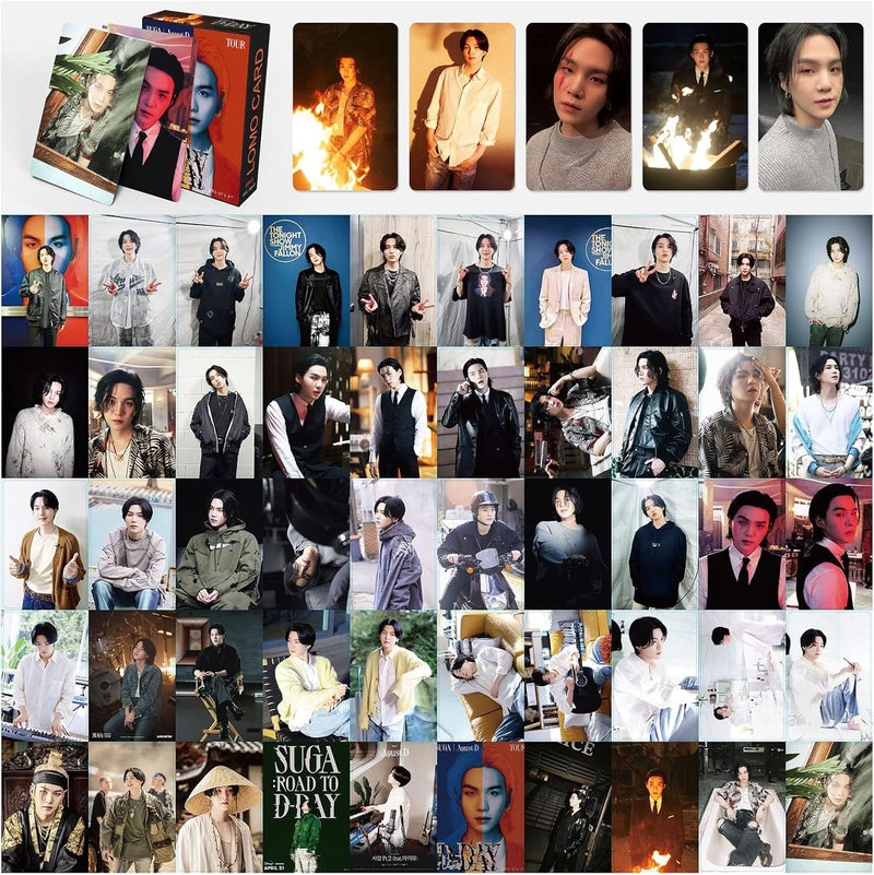 KPOPBP D-Day Solo Album Agust D Photocards Kpop Lomo Card Set Merchandise Gift for Fans Boys and Girls - Image 3