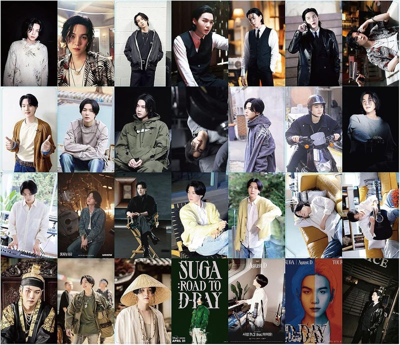 KPOPBP D-Day Solo Album Agust D Photocards Kpop Lomo Card Set Merchandise Gift for Fans Boys and Girls - Image 5