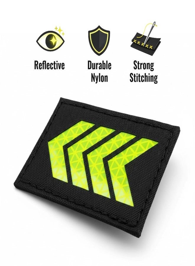 Tactical Freaky Reflective Patch for Cycling, High Visibility Hook & Loop Nylon Patch for Backpack, Motorcycle & Outdoor Gear – 2x3 in - Image 3