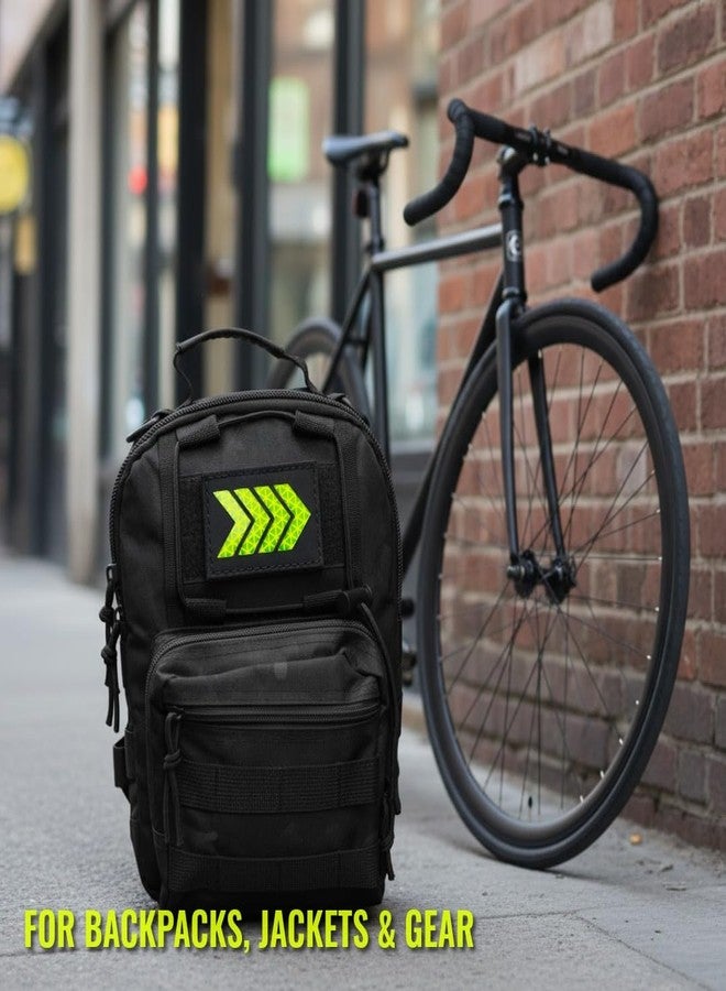 Tactical Freaky Reflective Patch for Cycling, High Visibility Hook & Loop Nylon Patch for Backpack, Motorcycle & Outdoor Gear – 2x3 in - Image 2
