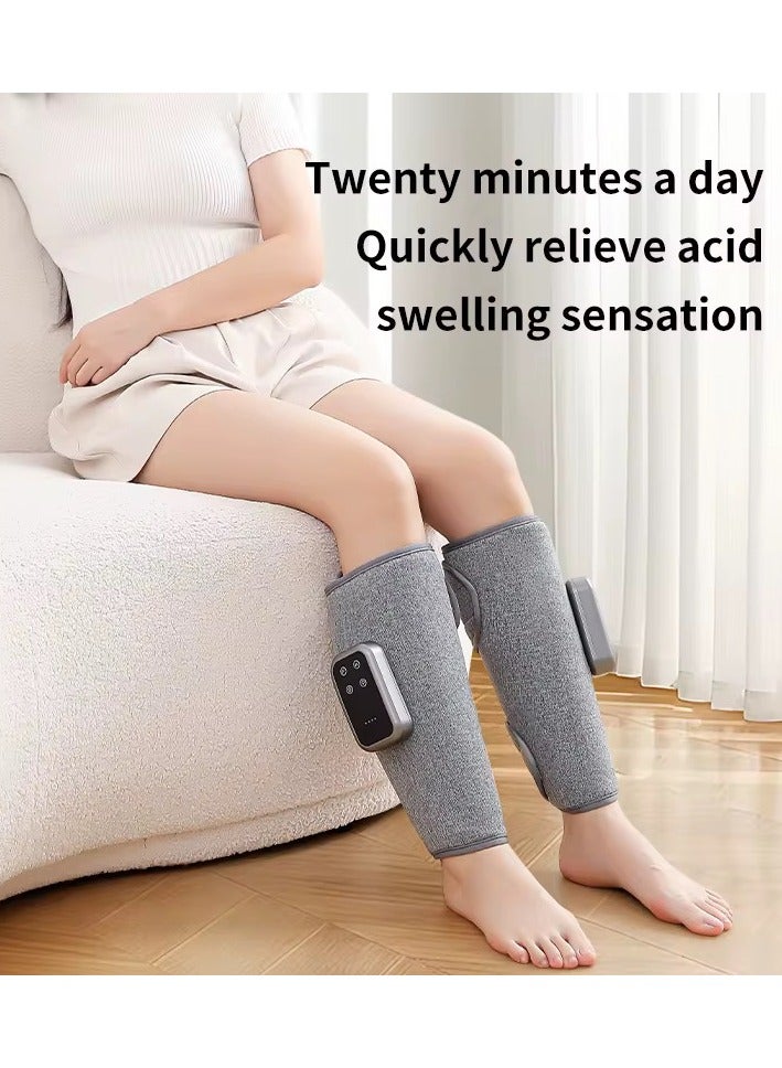 مدلك الساق لتحسين الدورة الدموية وتخفيف الألم – مدلك ربلة الساق بضغط الهواء مع وظيفة التدفئة، مدلك تنحيف الأرجل متعدد الوظائف، كثافة قابلة للتعديل للاسترخاء، مناسب للاستخدام المنزلي، هدية للنساء والرجال - Image 3