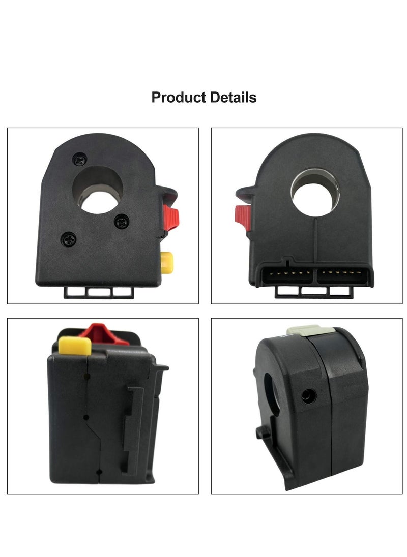 KASTWAVE - Left Handlebar Bar Switch, Engine Start Run Off Headlight HI-LO Off Start Light Switch for Polaris Magnum Scrambler Sportsman Trail Boss Worker Xpedition Xplorer 1999-2001, 4010262 4110243 4110248 - Image 1