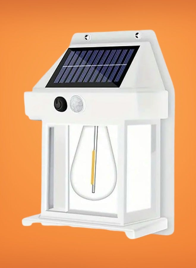 Generic Outdoor Solar Tungsten Wall Lamp - LED Solar-Powered Wall Light with 1200mAh Battery - Automatic On/Off - Ideal for Outdoor Spaces and Patios.  - Image 3