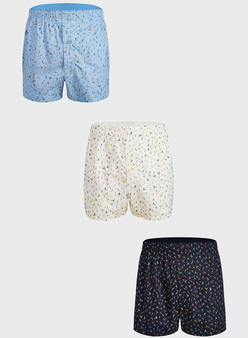 Marks & Spencer 3 Pack Assorted Boxers