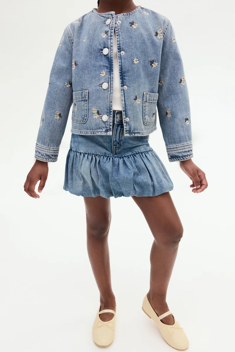 H&M Denim balloon skirt