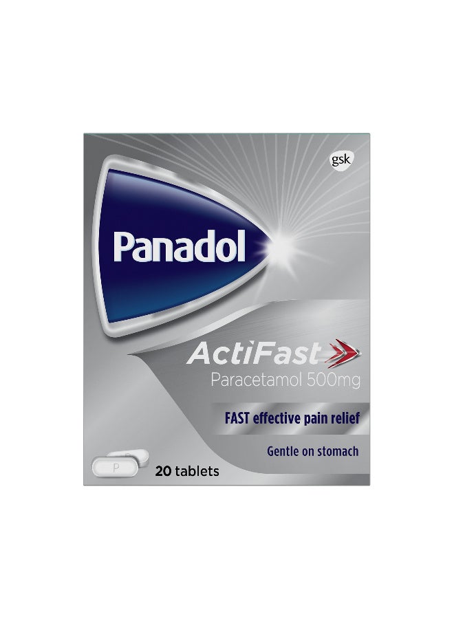 بانادول 3 عبوات بانادول اكتيفاست 500 مجم 20 قرص - Image 2