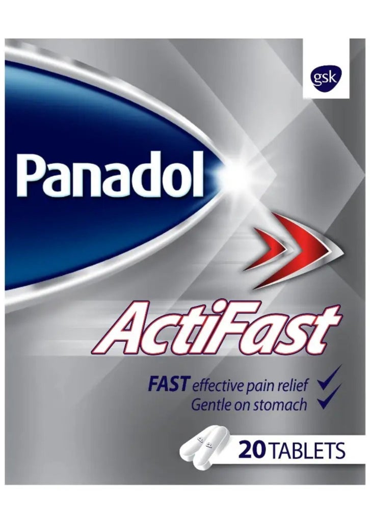 Panadol Pack Of 3  Panadol Actifast 500 mg Tablet 20pcs  - Image 2