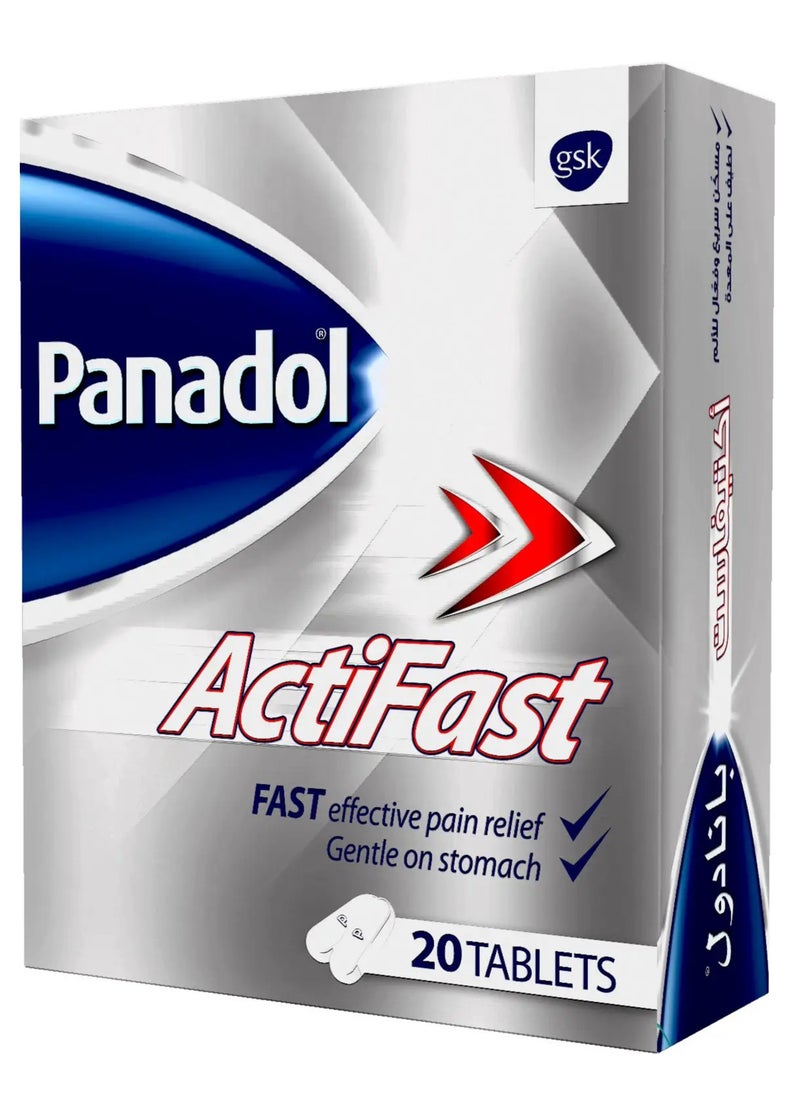 Panadol Pack Of 3  Panadol Actifast 500 mg Tablet 20pcs  - Image 4