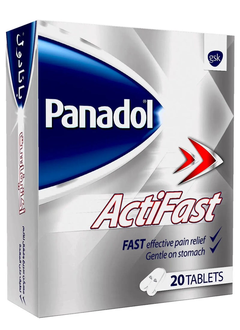 Panadol Pack Of 3  Panadol Actifast 500 mg Tablet 20pcs  - Image 5