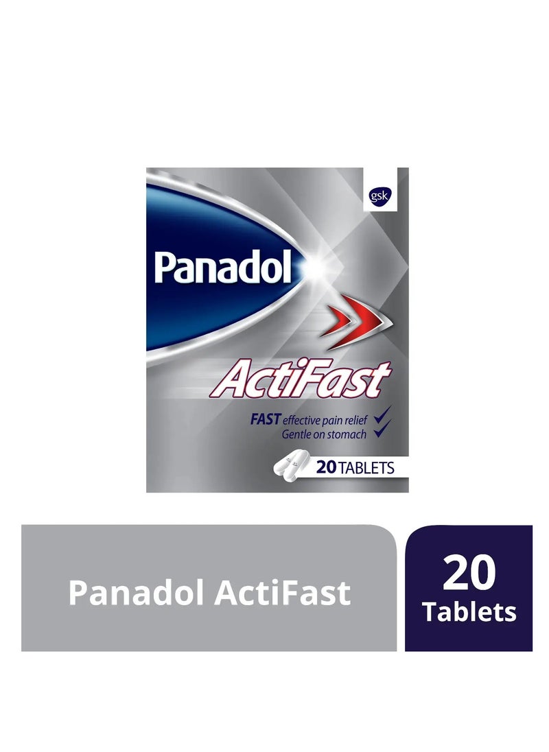 Panadol Pack Of 3  Panadol Actifast 500 mg Tablet 20pcs  - Image 3