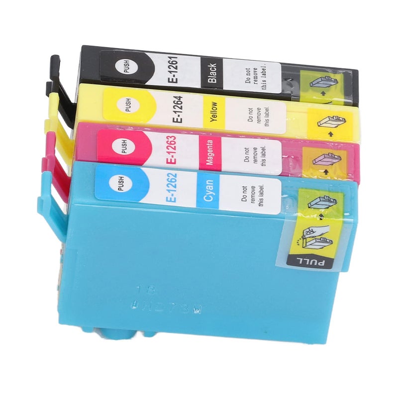 4 قطع مجموعة حبر كرتريدج T1261 T1262 T1263 T1264 بديل لطابعة Stylus NX330 - Image 5