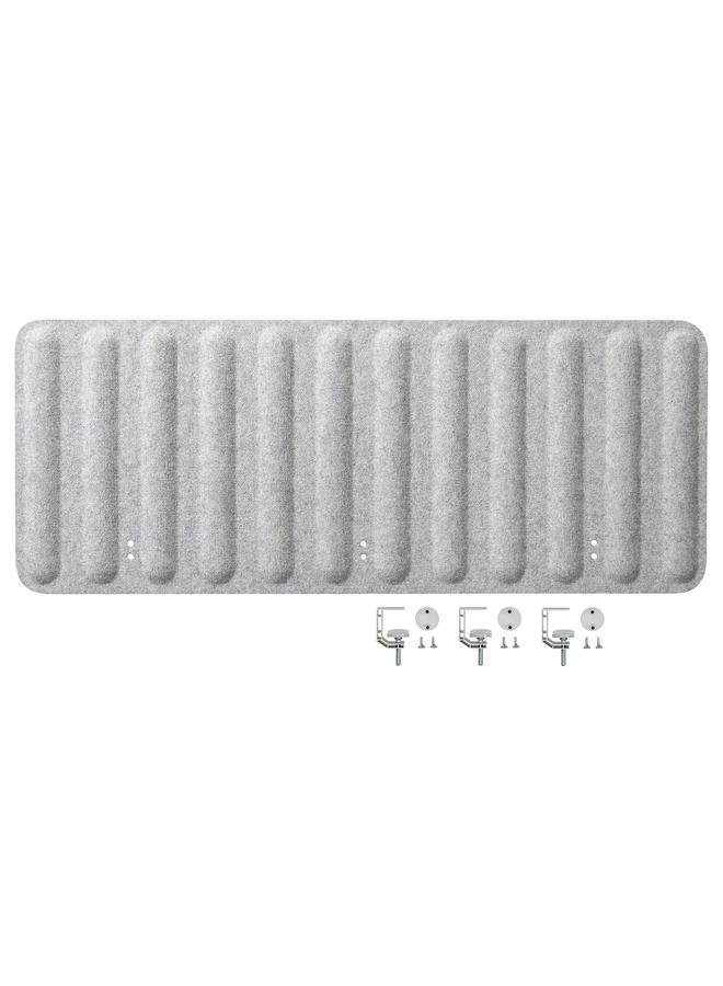 زبون شاشة للمكتب، رمادي، 120×48 سم - Image 1