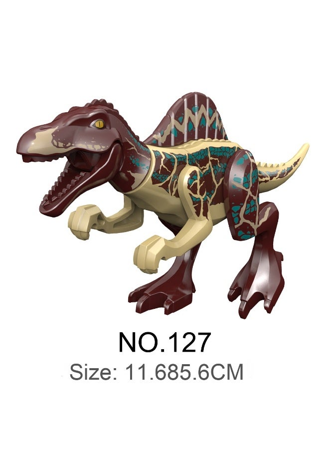 NIBEMINENT Mini Jurassic Dinosaur Building Blocks - Ankylosaurus Puzzle Toy