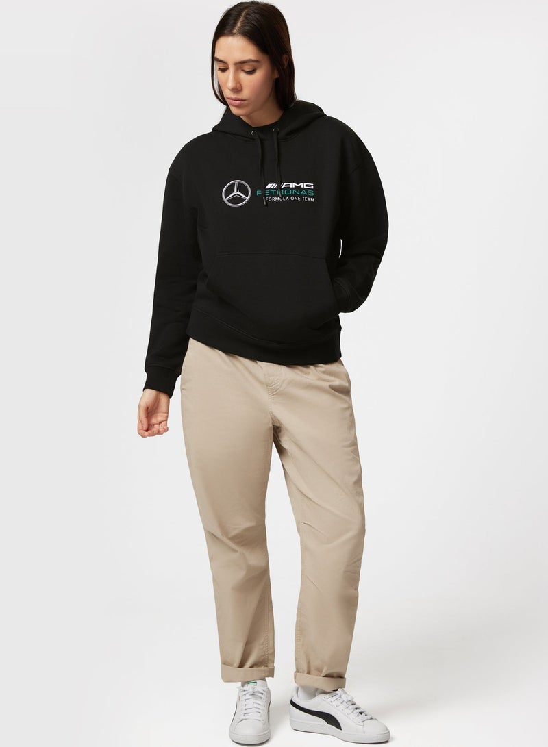 AMG Petronas Formula 1 Team Mercedes-AMG F1 Women's Oversized Hoodie - Image 3