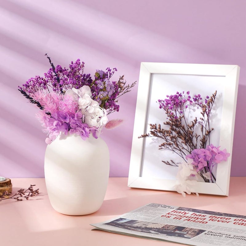 AuraRay Real Dried Flowers, Natural Dry Flowers Mixed Natural Pressed Flowers Flores Secas Dried Florals for Crafts,Resin,Candle Making (Purple) - Image 2