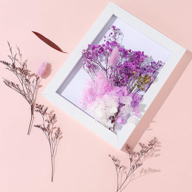 AuraRay Real Dried Flowers, Natural Dry Flowers Mixed Natural Pressed Flowers Flores Secas Dried Florals for Crafts,Resin,Candle Making (Purple) - Image 3