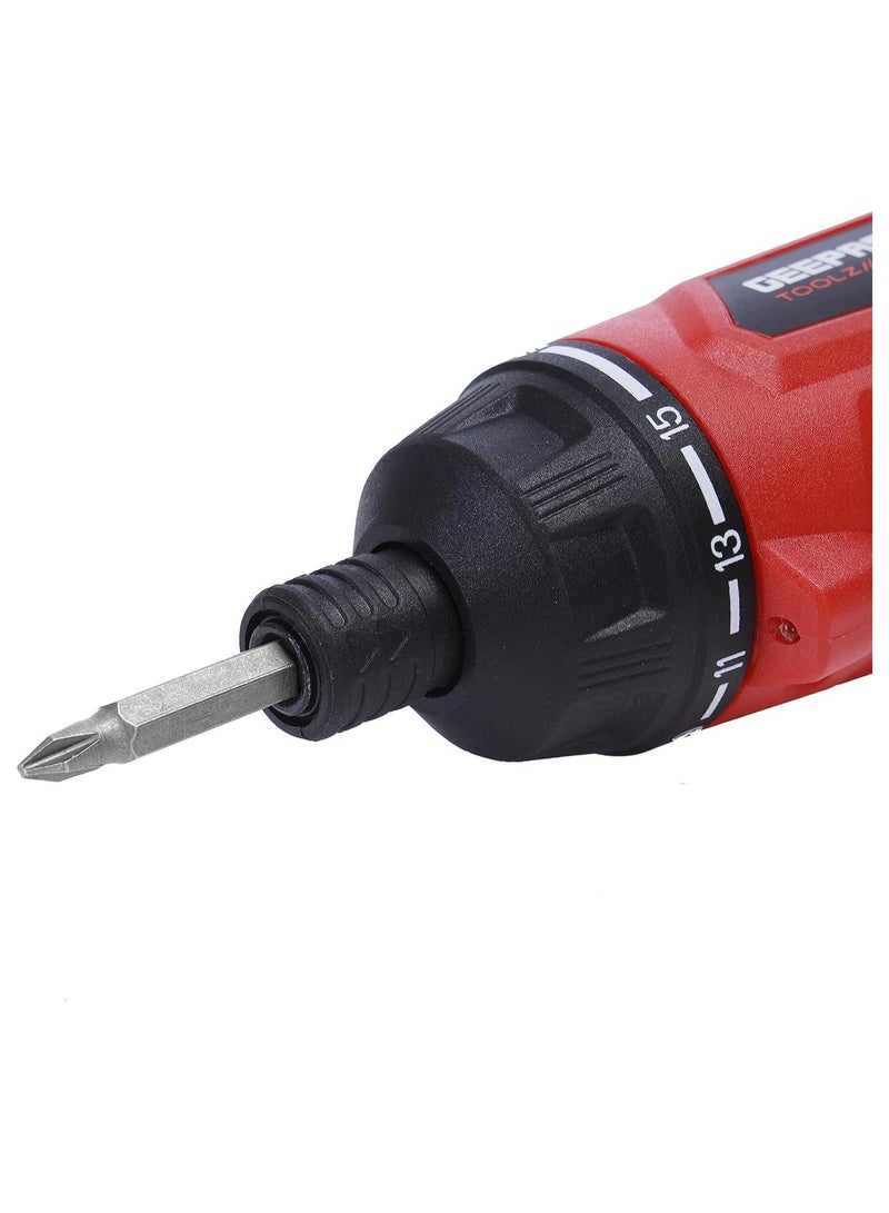 Geepas Cordless Screwdriver, Gsd0315C - Image 2