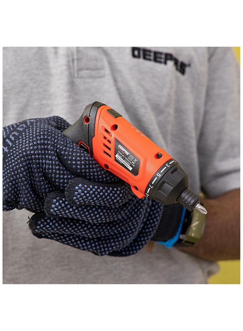 Geepas Cordless Screwdriver, Gsd0315C - Image 4