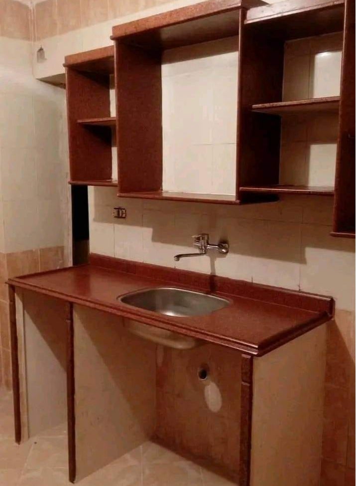 حوض مطبخ 43 فى 53 سم تخانة  0.06 شامل الصرف والخلاط - Image 5