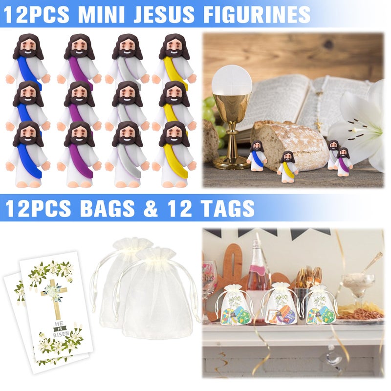 Tazimi 122 Pcs Christian Bible Party Favors Jesus Party Favors Cross Goodie Bags With Stickers Rubber Bracelets Button Pins And Bags For Christian Party Supplies Decorations - Image 5