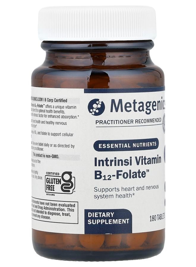 Metagenics Intrinsi Vitamin B12-Folate™ 180 Tablets - Image 2