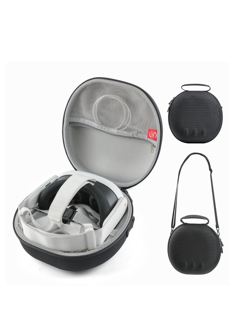 Generic Waterproof Hard Case for Meta Oculus Quest 3 VR Gaming Headset and Touch Controllers Shockproof Carrying Bag Organizer Case with Mesh Pocket Suitable for Travel and Home Storage  - Image 1