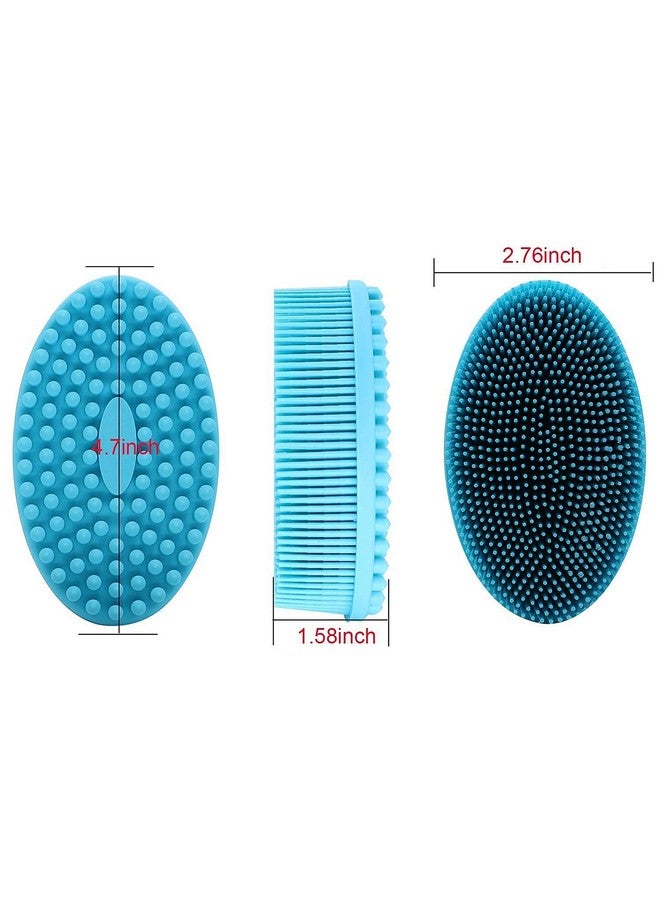 DNC Silicone Body Scrubber Exfoliating Bath Body Brush for Shower 2 Pack - Image 5