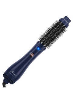Aima Beauty Brush, Aima Beauty 4-In-1 Upgrade Hot Air Straightener Curler Function For Women, Hair Styling Tools, Prussian Blue-Round  - Image 1
