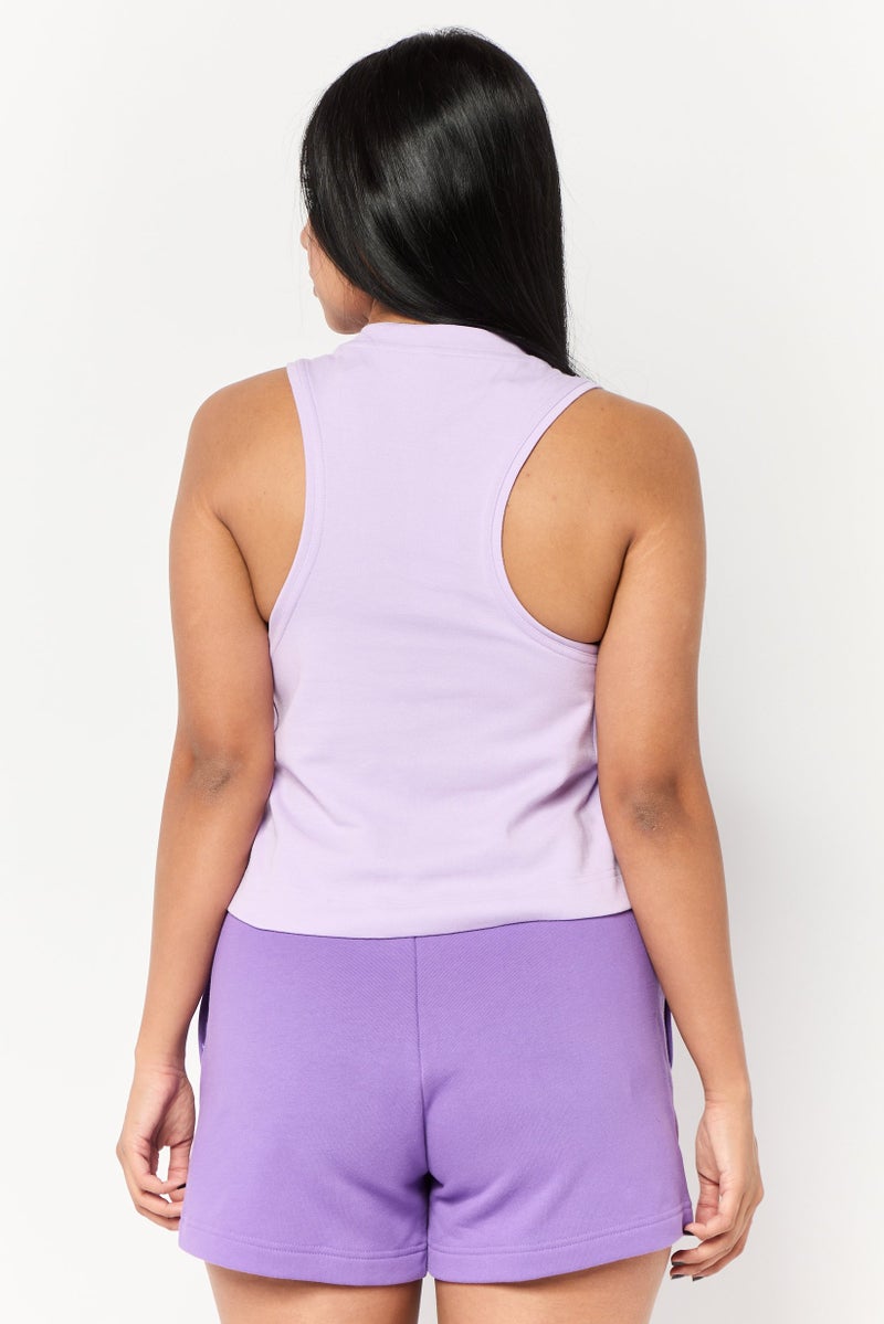 Adidas أديداس × ستيلا مكارتني ملابس رياضية نسائية بلا أكمام قمة خارجية، لافندر - Image 4