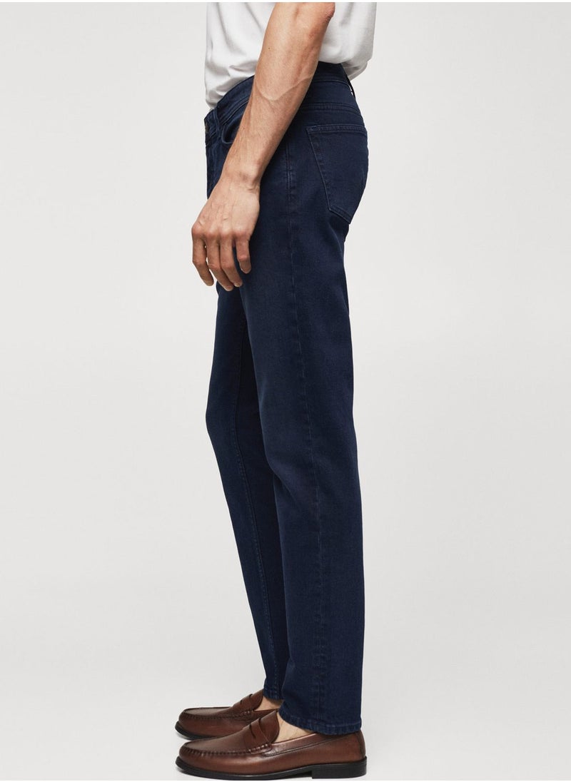 Mango Man - Rinse Slim Fit Jeans - Image 1