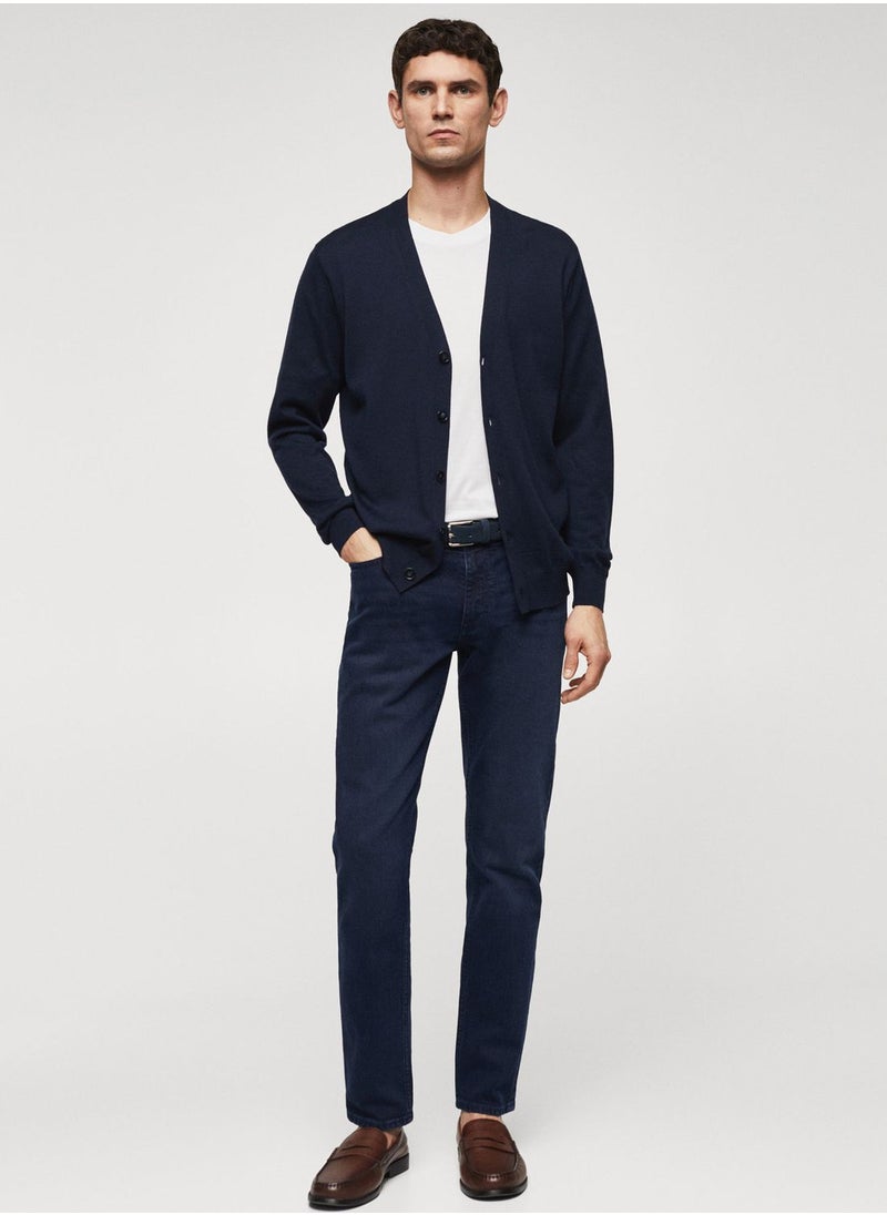 Mango Man - Rinse Slim Fit Jeans - Image 1