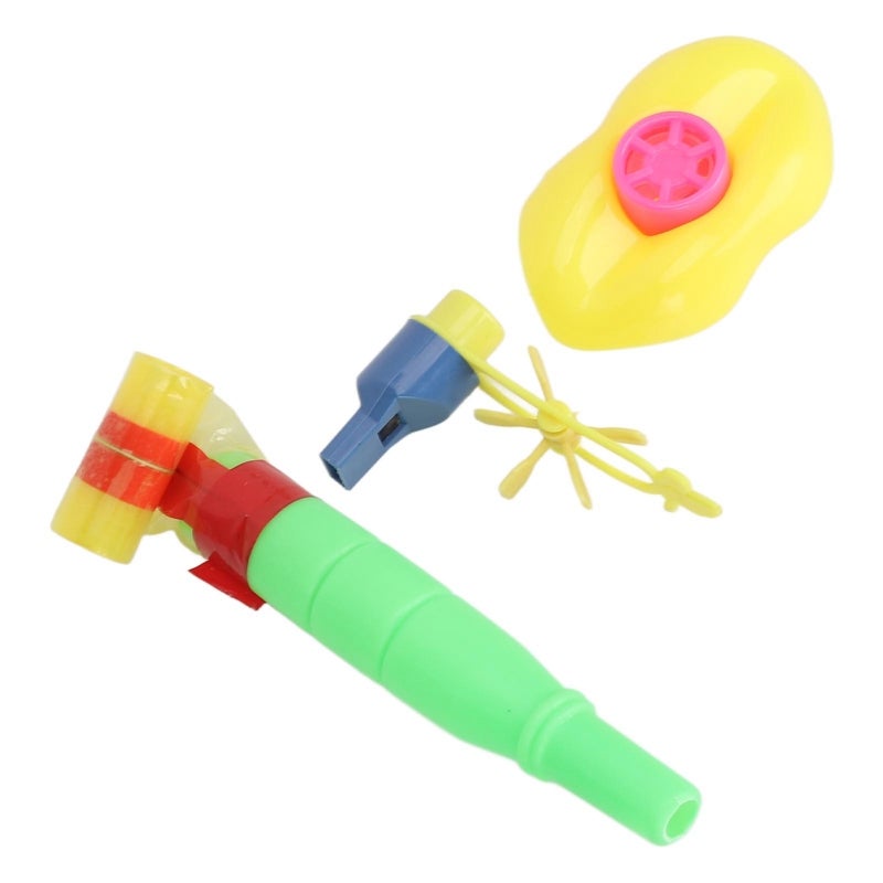 Kids Oral Training Tool 3Pcs Plastic Whistle - Lightweight Portable Speech Strengthening Whistle for Language Sensory Training Home School Outdoor Use - Image 2