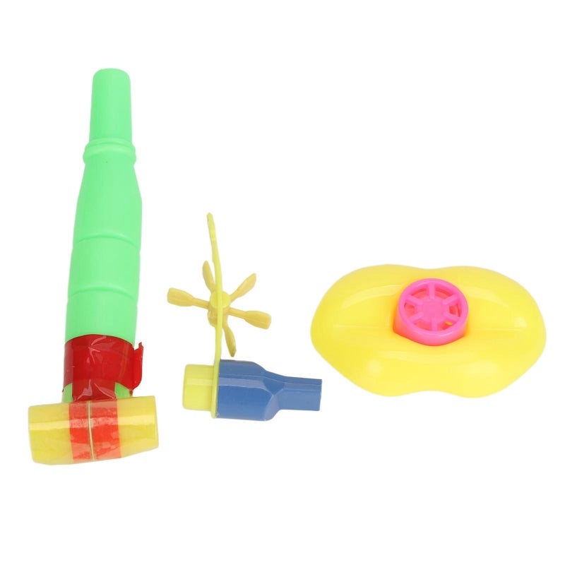 Kids Oral Training Tool 3Pcs Plastic Whistle - Lightweight Portable Speech Strengthening Whistle for Language Sensory Training Home School Outdoor Use - Image 1