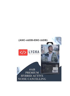 LYCKA LYCKA HYBRID ANC Hybrid'sezBuds | 40dB Premium Hybrid Active Noise Cancelling  - Image 2