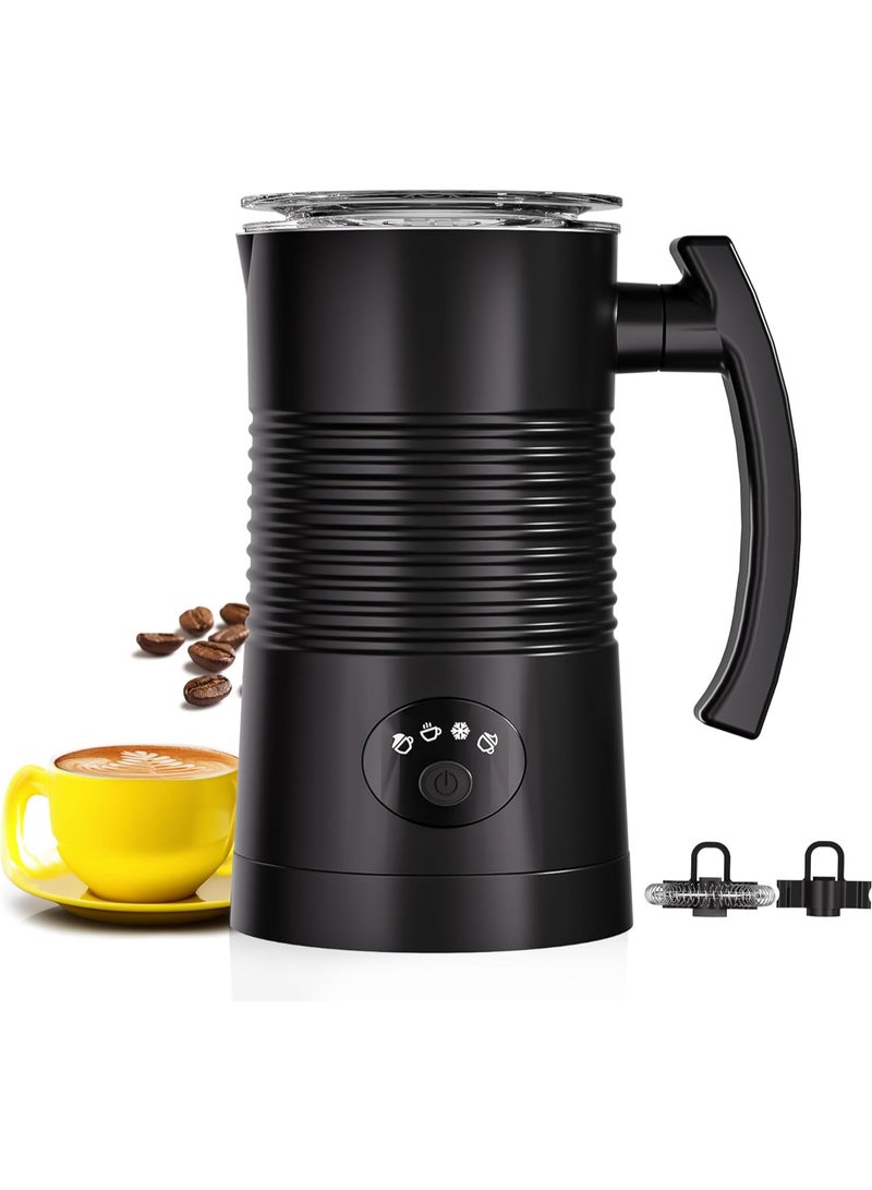 AROAQ Electric Milk Frother, Automatic Milk Frother for Hot and Cold, 4-in-1 Milk Frother, Quick Foaming, 304 Stainless Steel, 350 ml, Non-Stick Coating - Image 1